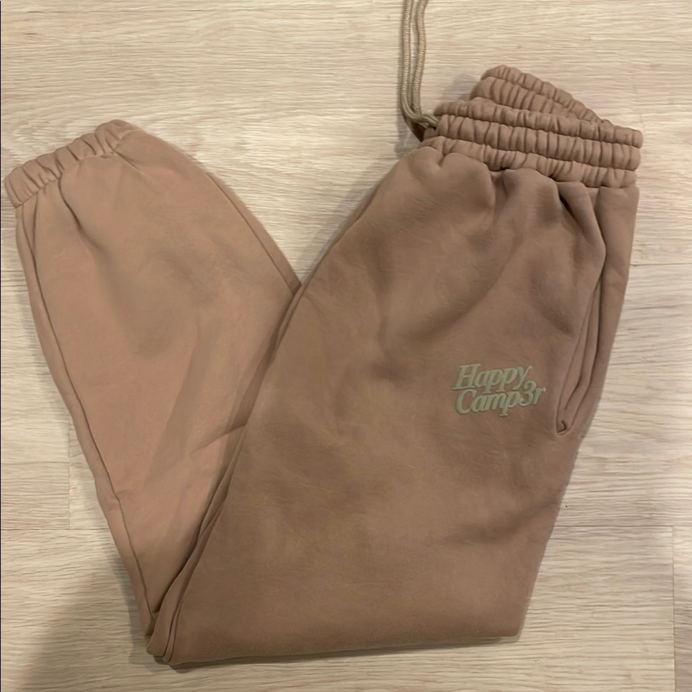 Tan Track Pants - Picture 2 of 3